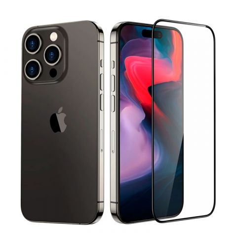 6D Защитное стекло iPhone 15 Pro Max Full Glue
