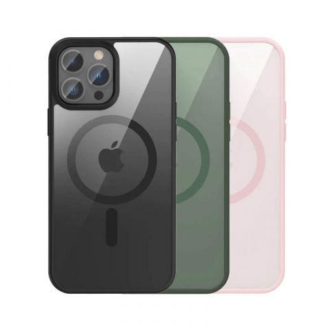 Чохол iPhone 14 Plus Color Clear Case with MagSafe