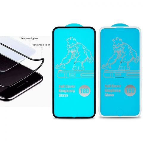 18D Захисне скло iPhone 7 Plus / 8 Plus King Kong з протиударними краями