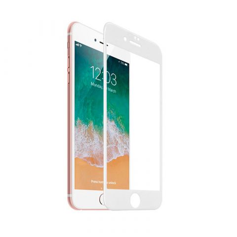 6D Захисне скло iPhone 6 Plus/6S Plus White