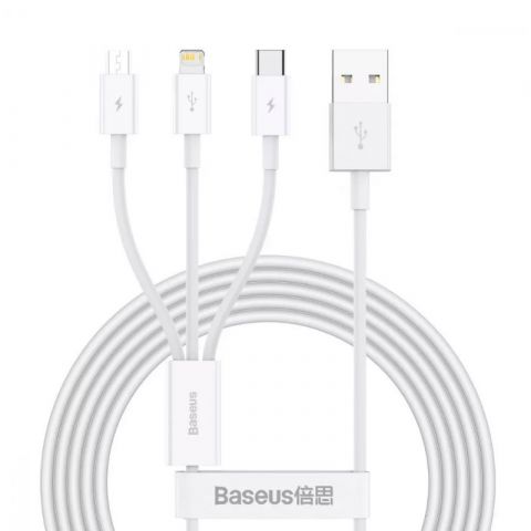USB Кабель Baseus 3в1 (Lightning / Microusb / Type-C) 3.5A