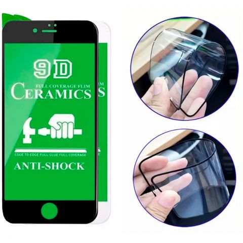 9D Противоударное защитное стекло iPhone 6/6s Ceramic (глянец)