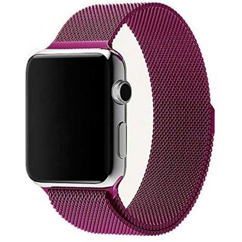 Ремешок для Apple Watch 38/40/41mm Milanese Loop Metal-Purple