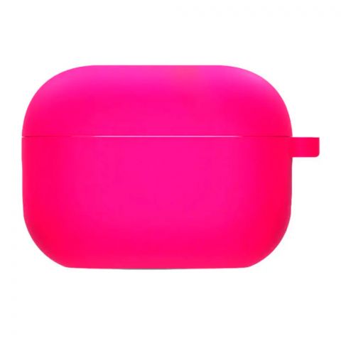 Чехол AirPods 3 Silicone Case Microfiber-Hot Pink