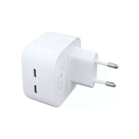 Зарядное устройство Apple iPhone 35W USB-C+C Power Adapter (MHJE3ZM/A)